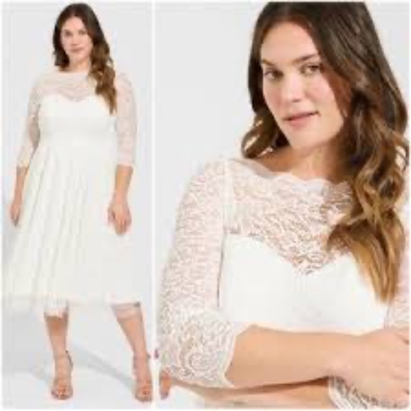 Torrid Wedding Dress tea style - Picture 5 of 8